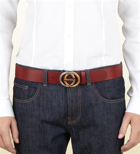 gucci belt red mens|authentic gucci belt men.